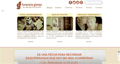 Desktop Screenshot of funerariagomez.com